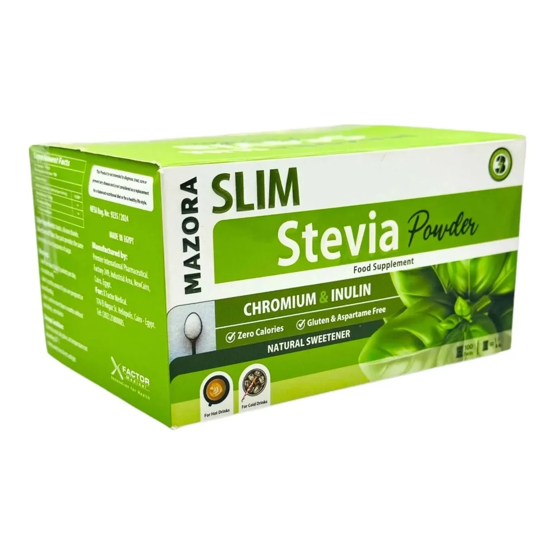 mazora-slim-stevia-100-sachet-4296276_1080x1080 مازورا سليم ستيفيا 100 كيس - الصورة 1