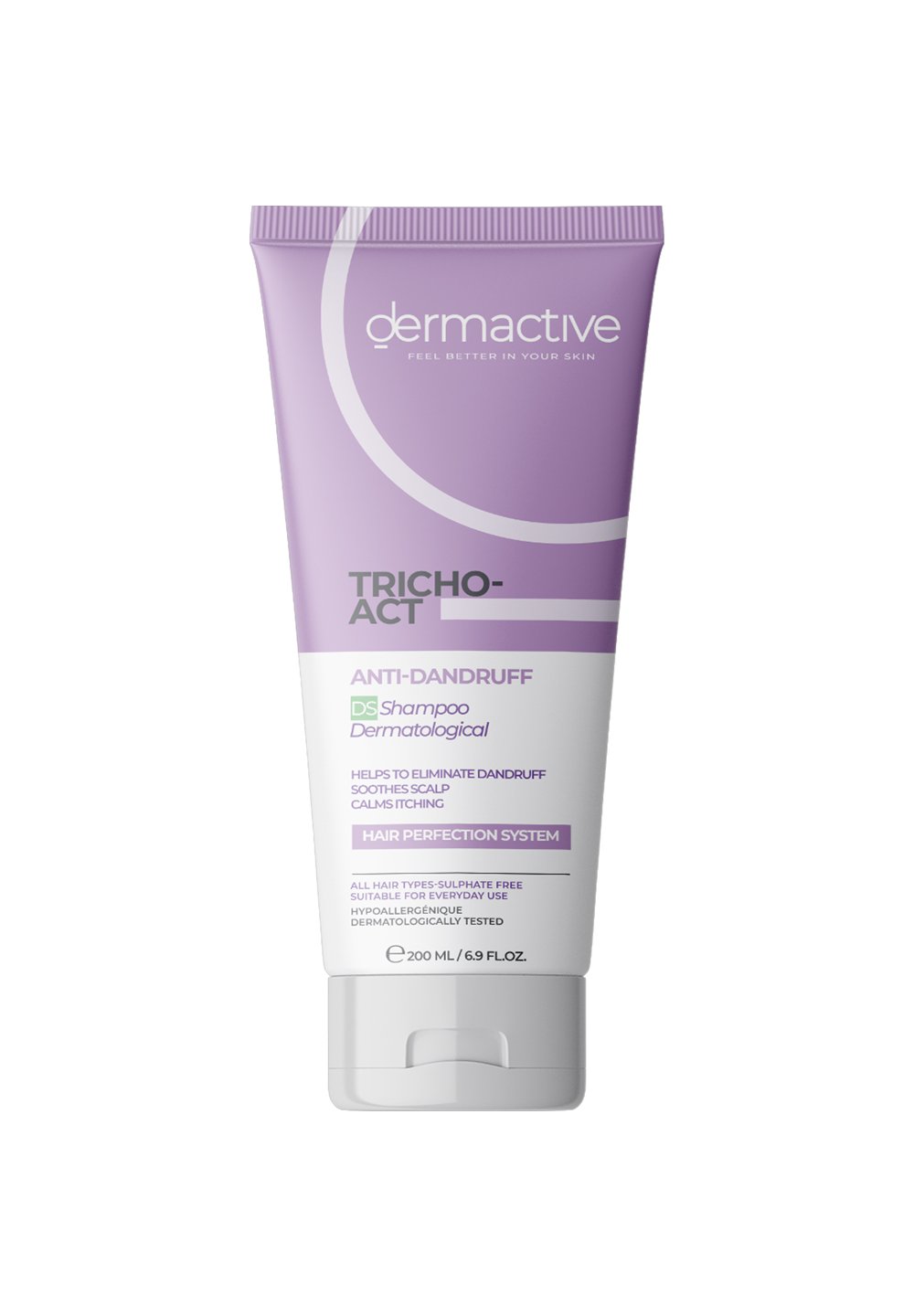 Tricho-ACT-Anti-Dandruff-Shampoo-DS Dermactive Tricho-Act Anti-Dandruff Shampoo 200 Ml - Image 1